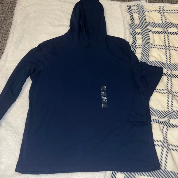 Nautica Men’s Marine Blue Hoodie T-Shirt | Size XL | NWT - Picture 3 of 5